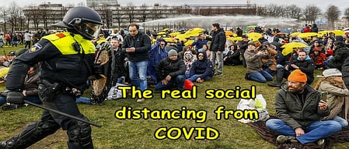 The real social distancing from COVID